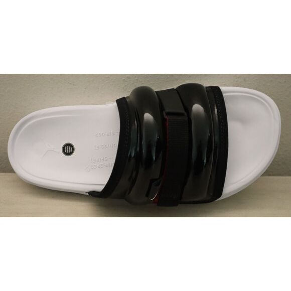 Jordan DM1683-061 Men Sz 13 Black/Red/White Super Play Slip-On Slide Sandals - Picture 6 of 14